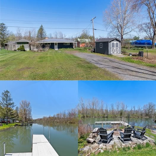 Waterfront Escape in Seneca County: Modern Canal-Front Ranch Living in New York’s Finger Lakes Region