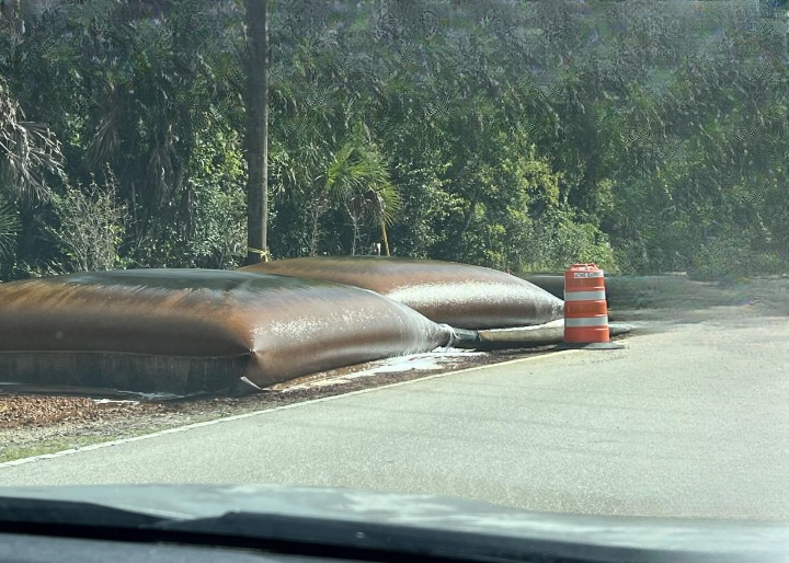 You’ll Never Guess What These Giant Water Bags Are Actually Doing (They’re Not What They Look Like)