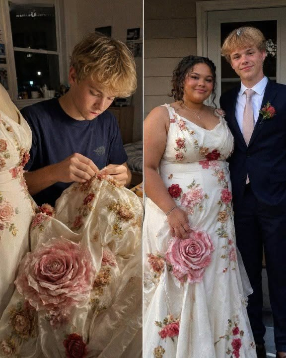 Stitched From Silence: The Prom Dress That Turned Cruelty Into Something Beautiful