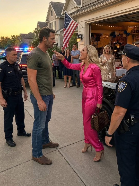 She Tried to Shut Down My Memorial Party With a Fake Emergency Call—But She Had No Idea the Entire Precinct Was About to Walk Through My Driveway