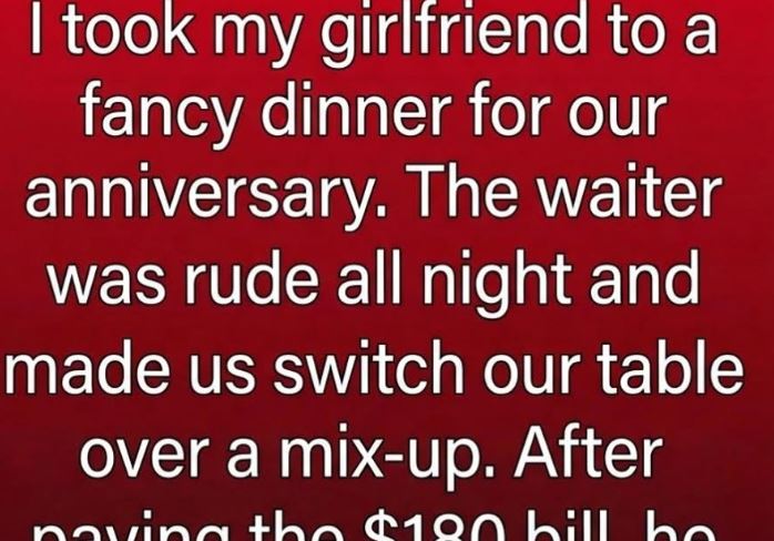 The Cost of Disrespect: How a Special Anniversary Dinner Revealed the True Value of Dignity, Self-Respect, and Walking Away From Emotional Neglect