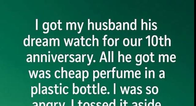 The Unopened Bottle: Why I Secretly Resented My Husband’s Cheap Anniversary Gift Until a Tragic Accident Revealed His Final Message