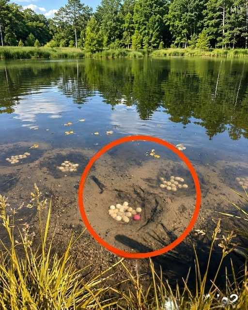 The Mysterious Objects Hidden Beneath a Quiet Lake Had a Surprisingly Simple Explanation